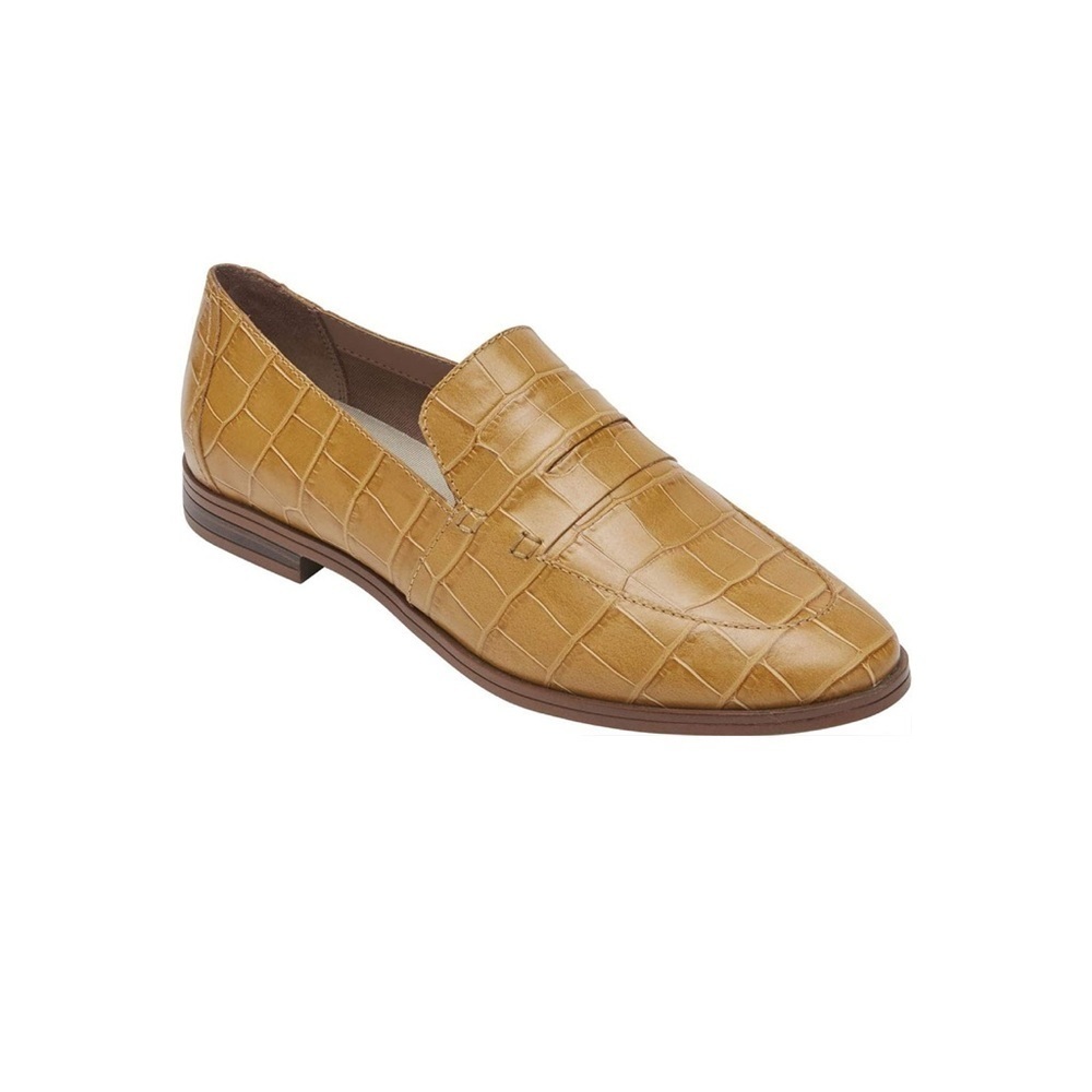 Rockport Women’s Loafers sz 7 Croc Embossed NEW # 75 -Q